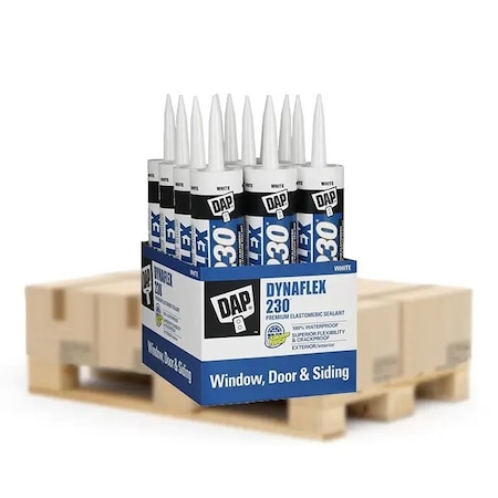 Dap 10.1 Oz White 230 Premium Window, Door, and Trim Sealant 18300